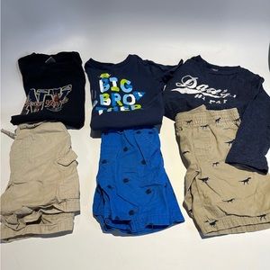 4 T boys shorts and shirt lot